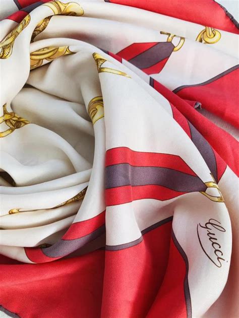 silk gucci scarf sale|Gucci silk scarf vintage.